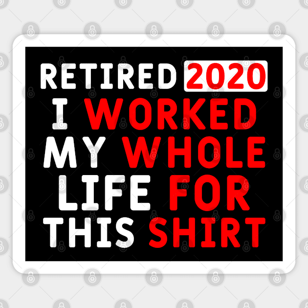 Retirement gifts for men and women Magnet by Yyoussef101